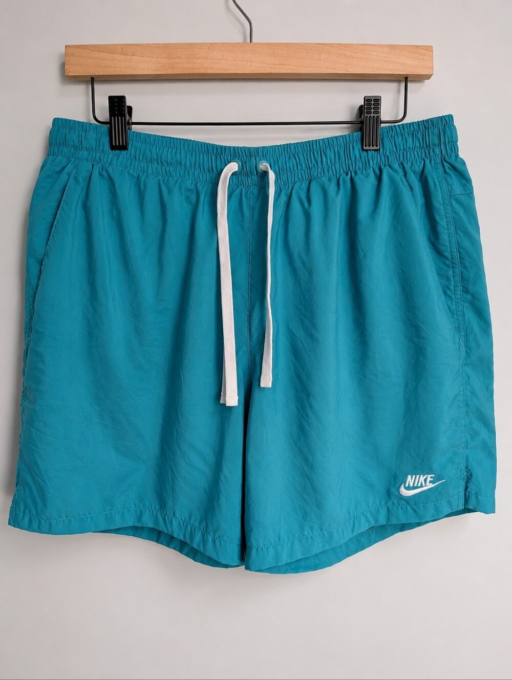 Nike Sportswear Resort Woven Flow Shorts — Teal, Men's XL